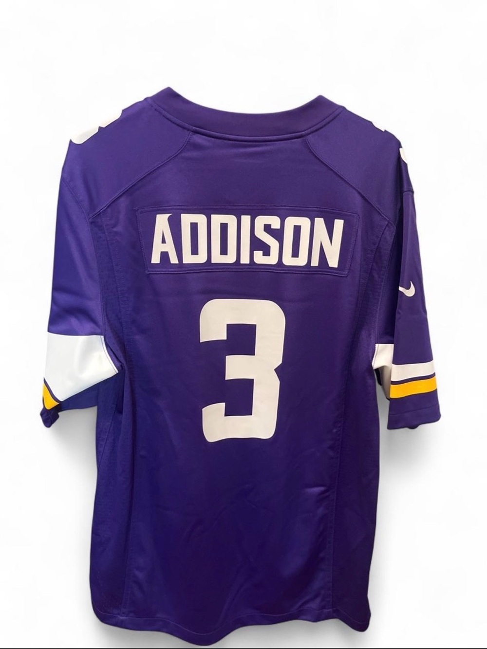 Nike Vikings Purple Addison #3 Men's Football Jersey